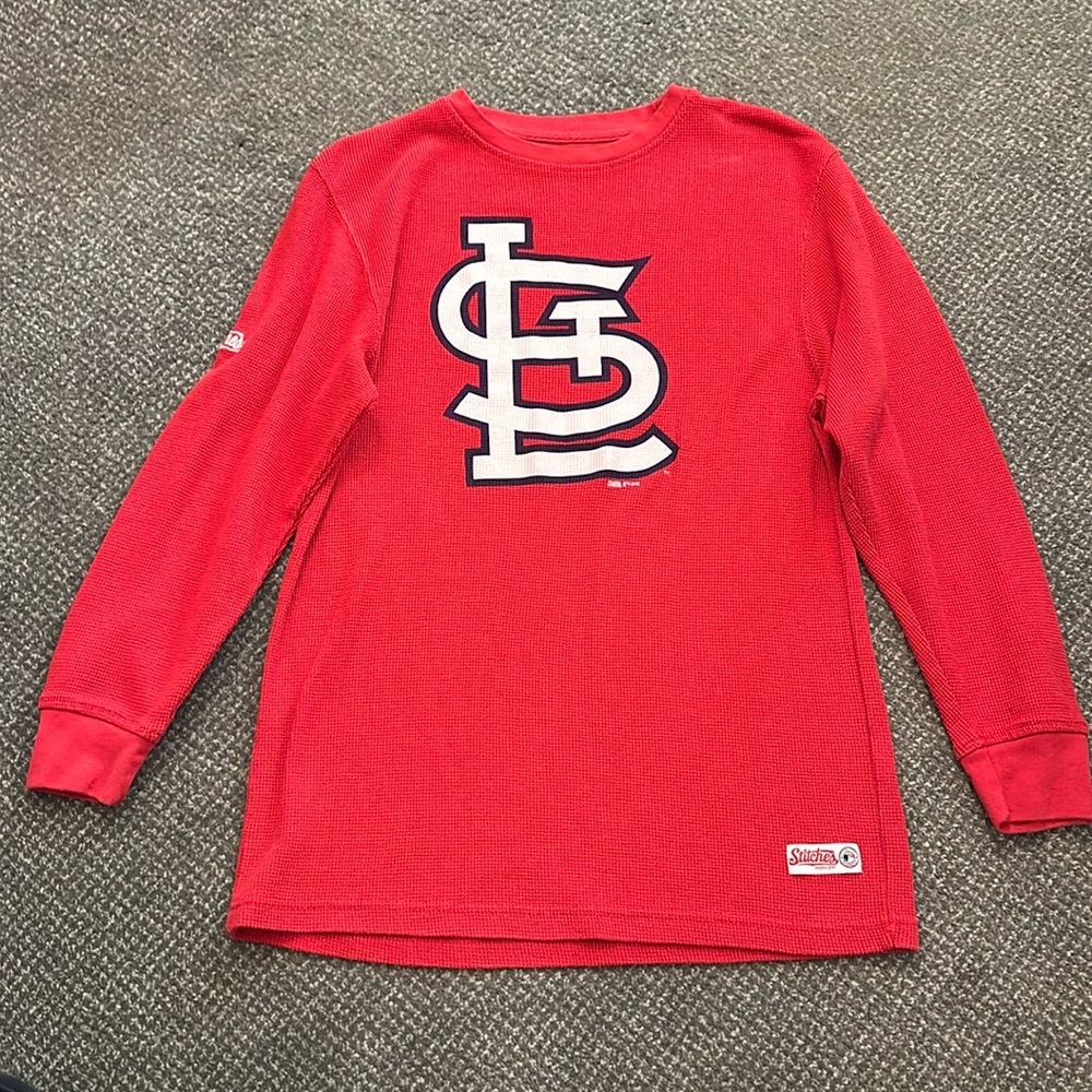 STL cardinals baseball long sleeve shirt - Picture 1 of 7